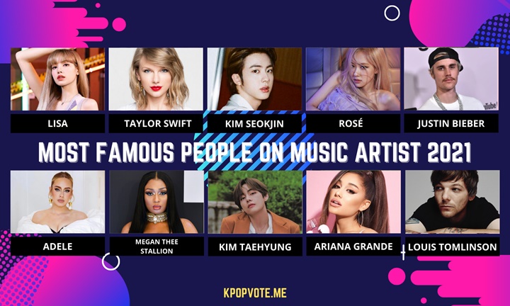 Nominasi \'Most Famous People On Music Artist 2021\'