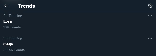 Nama Gaga Muhammad trending topic Twitter