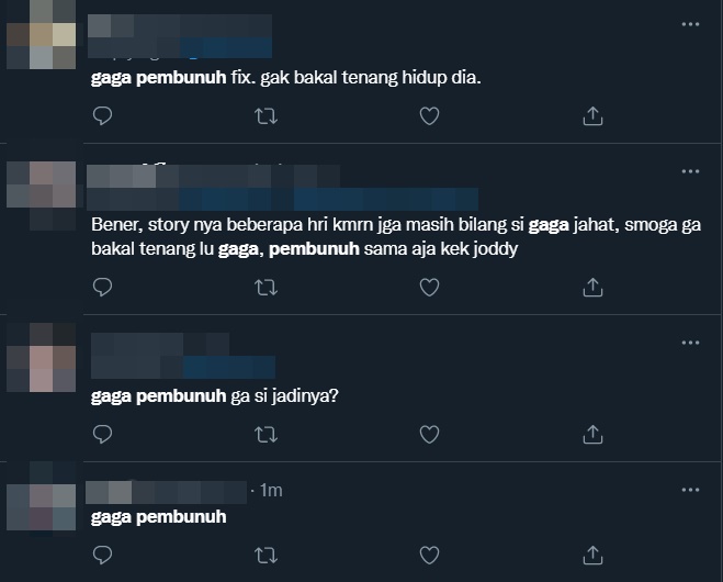 Nama Gaga Muhammad trending topic Twitter
