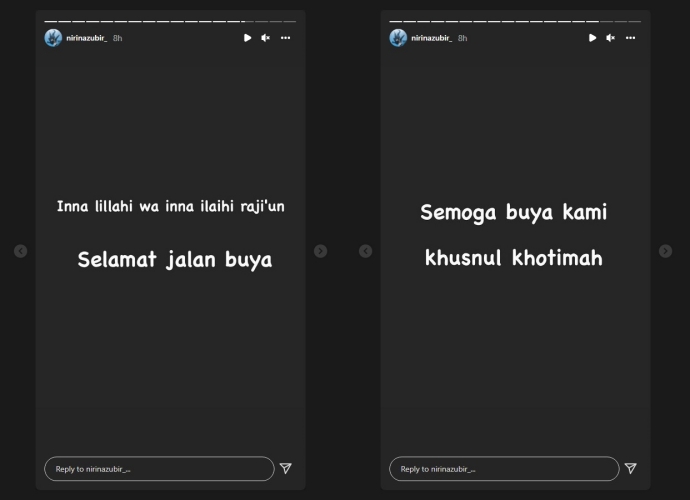 Ayah Meninggal Dunia, Nirina Zubir Bersandar di Keranda Almarhum: Mengantar Buya