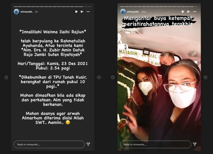 Ayah Meninggal Dunia, Nirina Zubir Bersandar di Keranda Almarhum: Mengantar Buya