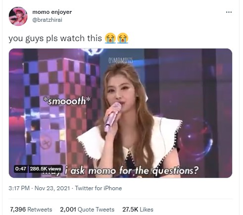 Momo Sukses Bikin Netizen Ngakak dengan Tingkah Lucunya Saat Ajari Member Twice Bahasa Jepang