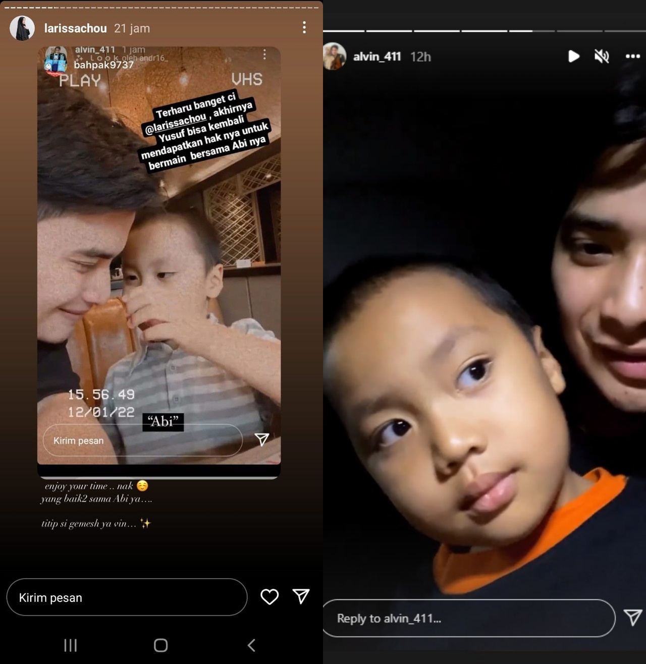 Yusuf Habiskan Waktu Bareng Alvin Faiz, Larissa Chou Akui \'Galau\' Hingga Melamun