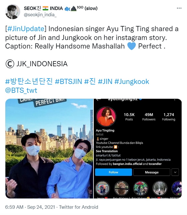 Ayu Ting Ting Mendadak Masuk Berita Korea Efek Ngaku Fans Berat Member BTS Ini