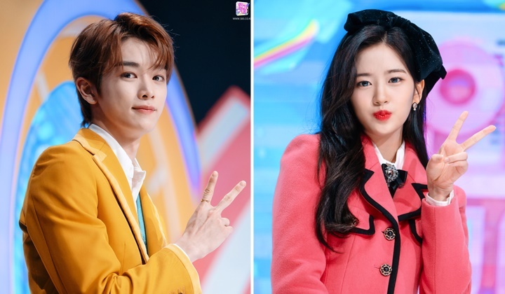 Foto: Sungchan NCT Tak Bisa Tahan Senyum Mendadak Dipanggil 'Oppa' Ahn Yujin IVE di 'Inkigayo'