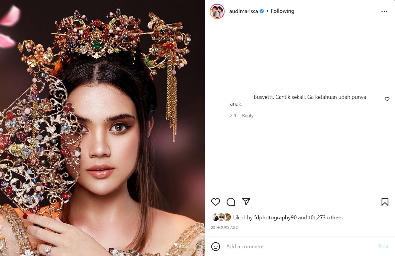 Audi Marissa Tampil Jadi Cici Cantik di Momen Imlek, Netter \'Syok\' Tak Percaya Ini