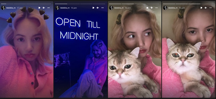 Lisa BLACKPINK membagikan potret tanpa menggunakan poni depan