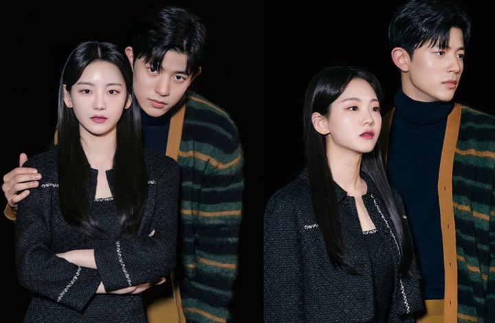 Potret Park Solomon dan Cho Yi Hyun di pemotretan baru untuk mempromosikan \'All of Us Are Dead\'