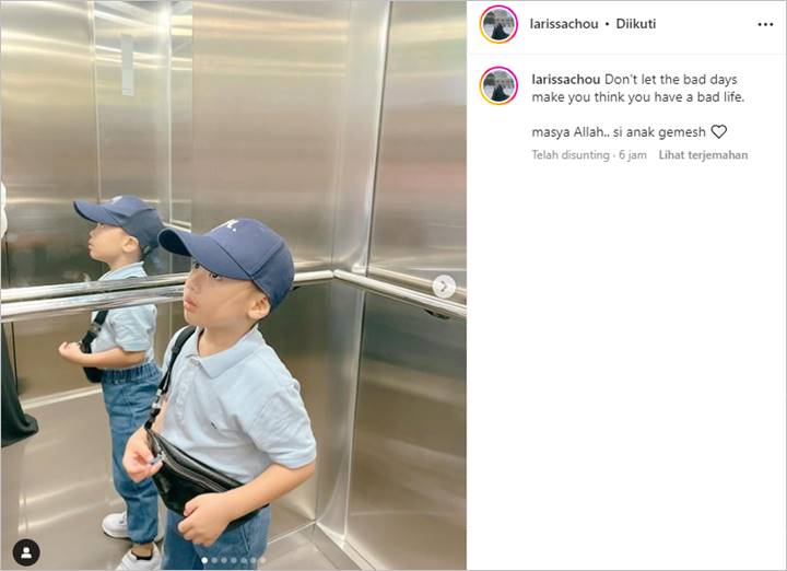 Kalem di Tengah Tudingan Miring, Larissa Chou Pilih Berbagi Wejangan Soal Cara Sikapi Hari Buruk